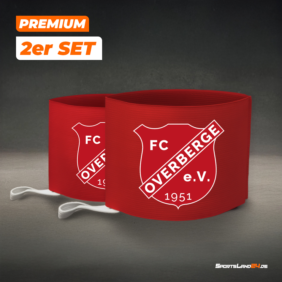 2x Kapitänsbinde 9cm PREMIUM inkl. Druck