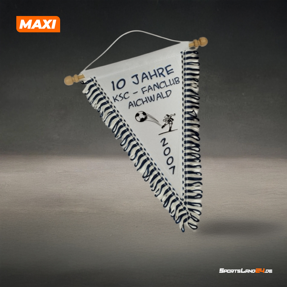 Wimpel Dreieck MAXI 21x31cm inkl. Druck